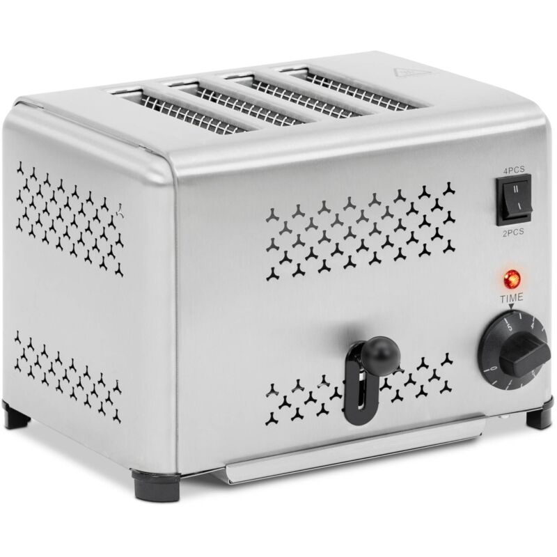 immagine 0 del prodotto royal catering tostapane 1.800 w 4 fette tostapane acciaio inox tostapane