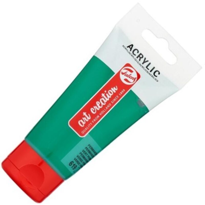 foto del prodotto royal talens art creation colore acrilico 619 verde permanente scuro 75ml