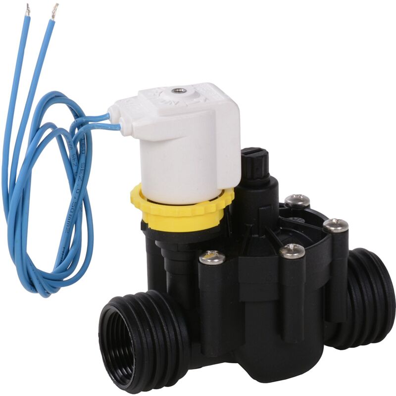 foto del prodotto rpe elettrovalvola a solenoide azionata elettrica 3 4 pollici filettatura interna 24 vdc con controllo del flusso