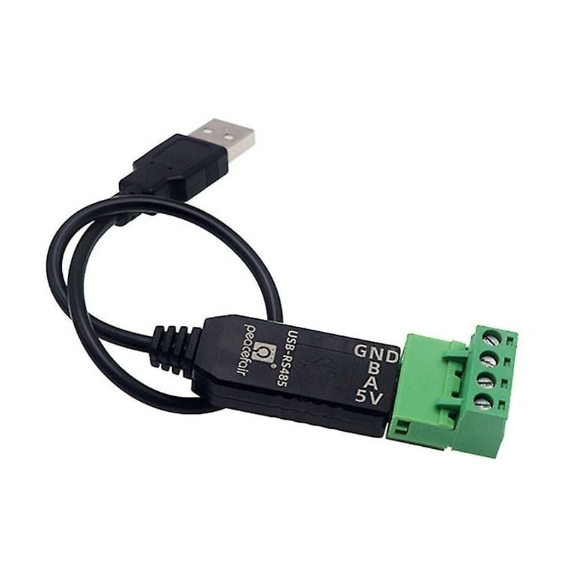 foto del prodotto rs485 a usb adattatore estensione 4 morsettiera femmina rs485 485 a usb maschio 1pz