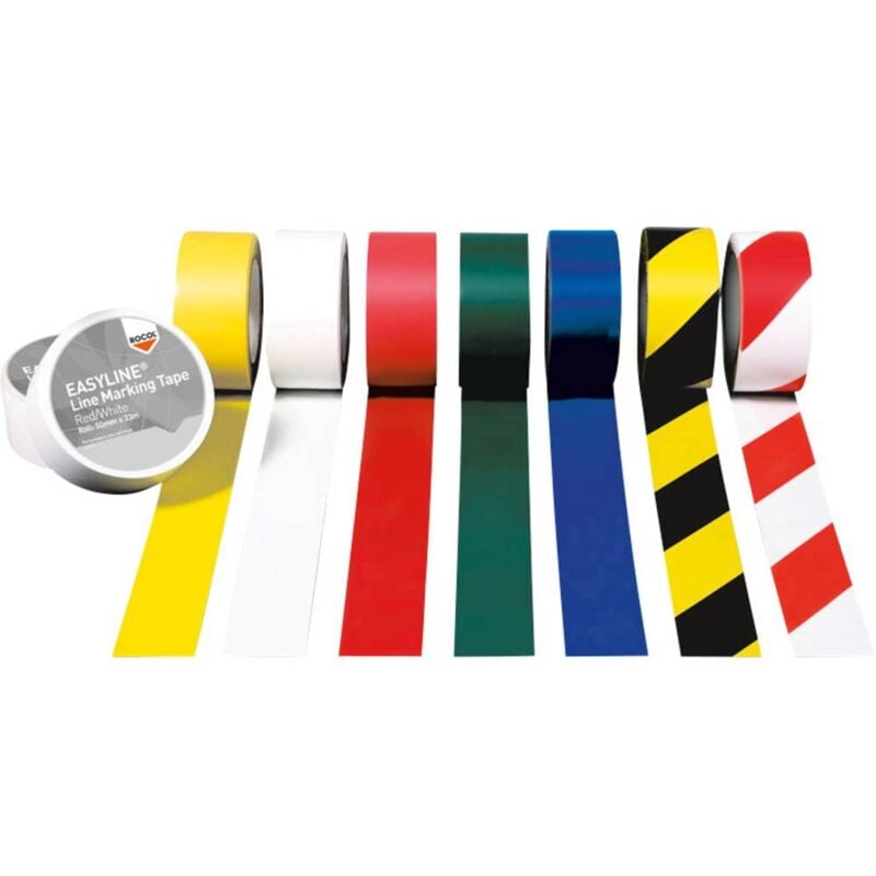 foto del prodotto rs56004 rs56004 nastro adesivo per segnalazioni easytape verde l x l 33 m x 50 mm 1 pz. - rocol