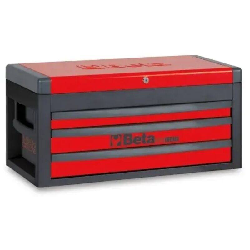 foto del prodotto rsc22 cassettiera portautensili con 3 cassetti rosso beta
