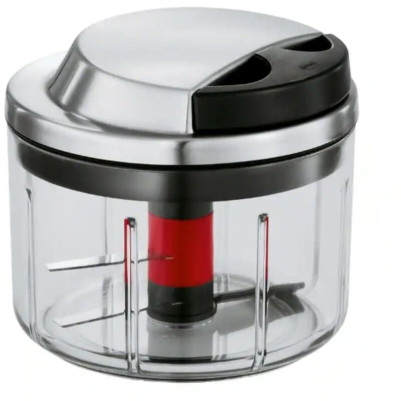 foto del prodotto rsle r sle tritatutto, utensile di qualit , per frutta e verdura con lama affilata, acciaio inox 18 10, incluso cestino per erbe aromatiche,