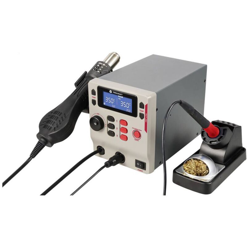 foto del prodotto rst 280 kit stazione di saldatura digitale 865 w 80 500 c incl. punta di saldatura toolcraft