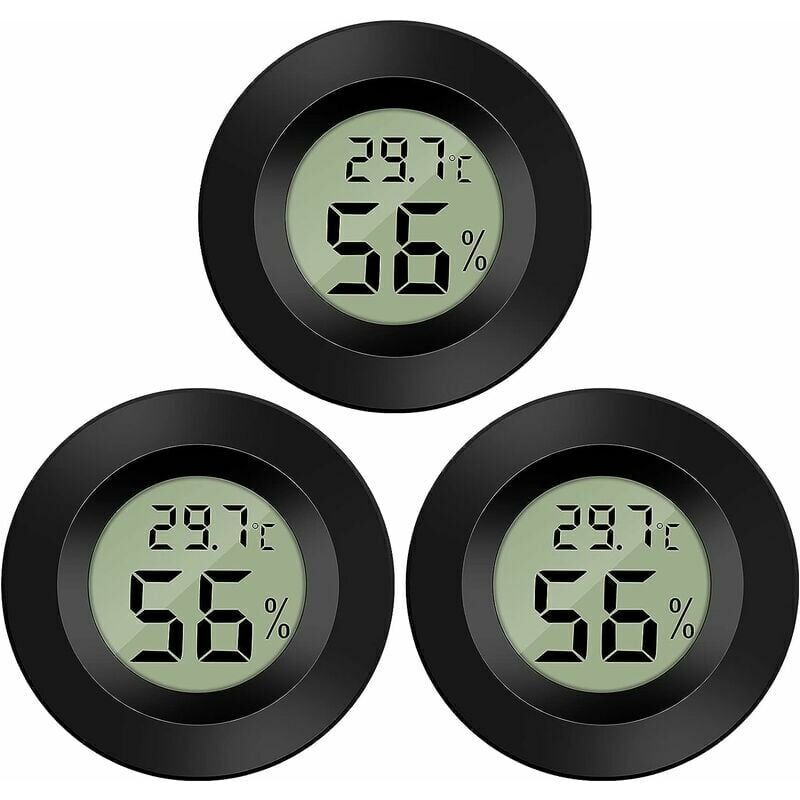 foto del prodotto rtgpt mini termometro igrometro digitale lcd misuratore portatile di temperatura e umidit , intervallo di misurazione da 50 a 70 c, umidit 