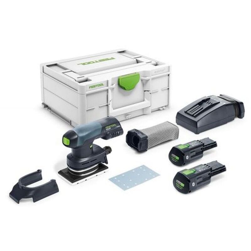 foto del prodotto rtsc 400 3.0 i-plus levigatrice vibrante ibrida 2 batterie da 3,0 ah - 576353 - festool