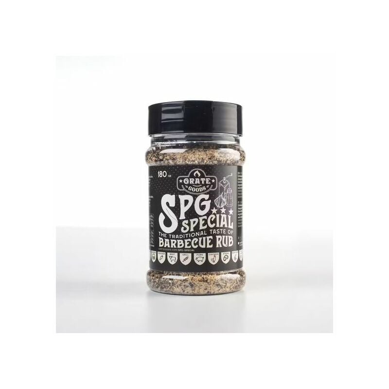 foto del prodotto rub barbecue spg special sale pepe aglio per manzo grate goods - 180gr