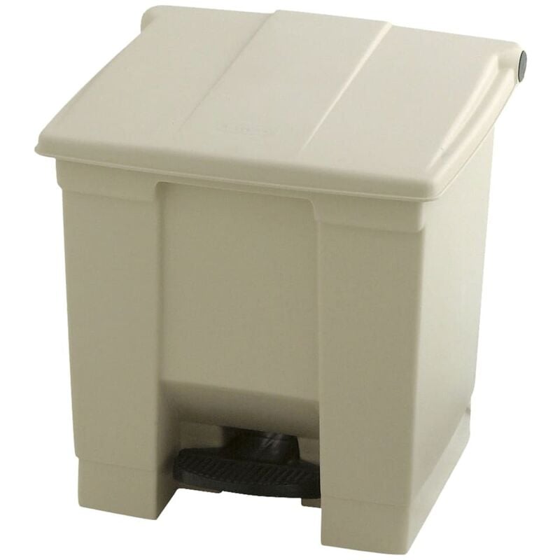 foto del prodotto rubbermaid contenitore classico a pedale 30 l beige