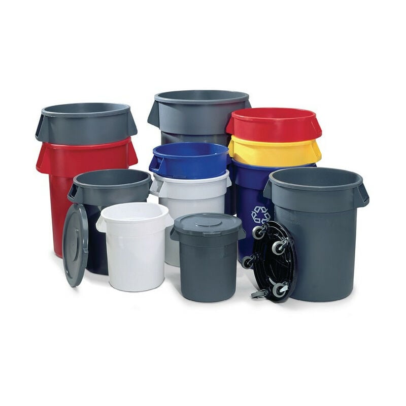 foto del prodotto rubbermaid couvercles empilables plastique gris d. 495 mm adapt f t polyvalent 76 l rubb