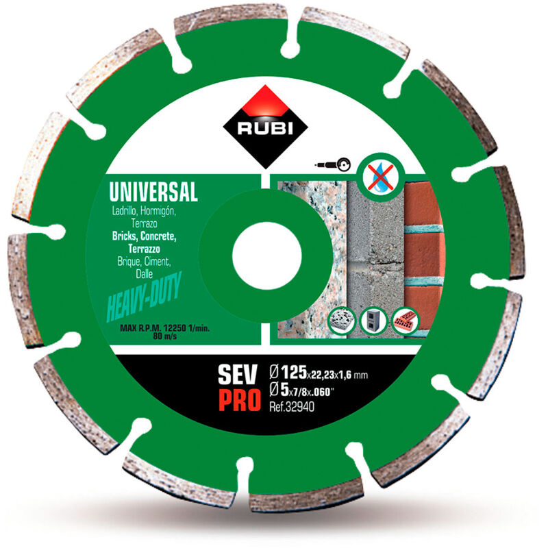 foto del prodotto rubi disco diamantato sev 125 pro r32940