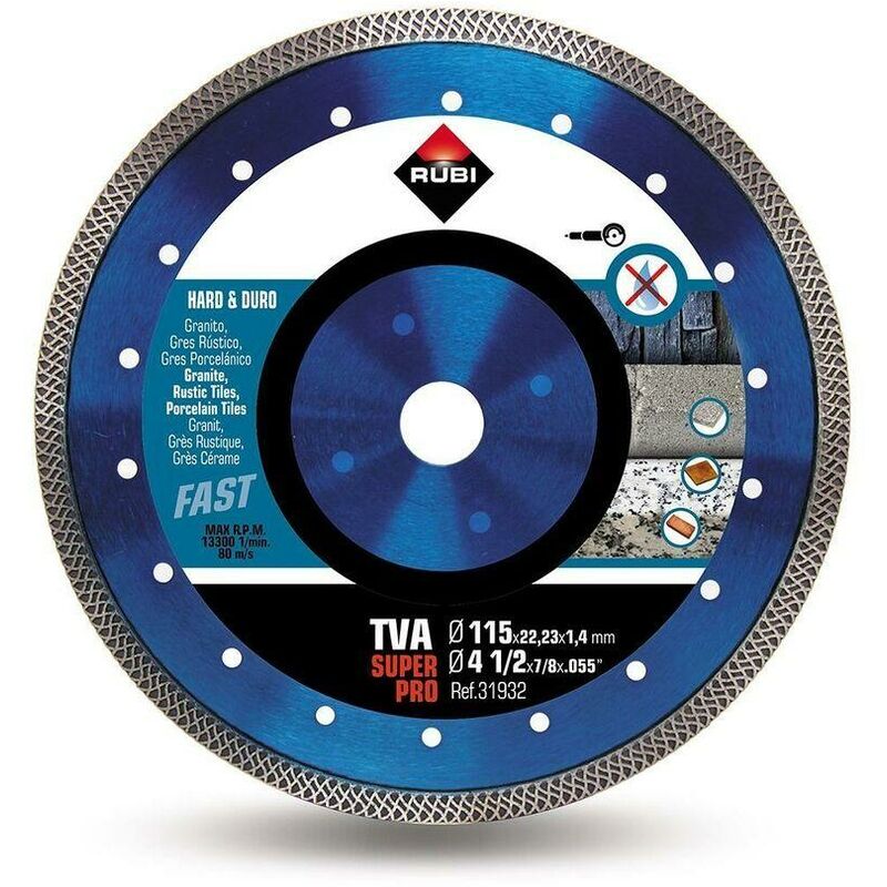foto del prodotto rubi disco diamantato tva 115 superpro
