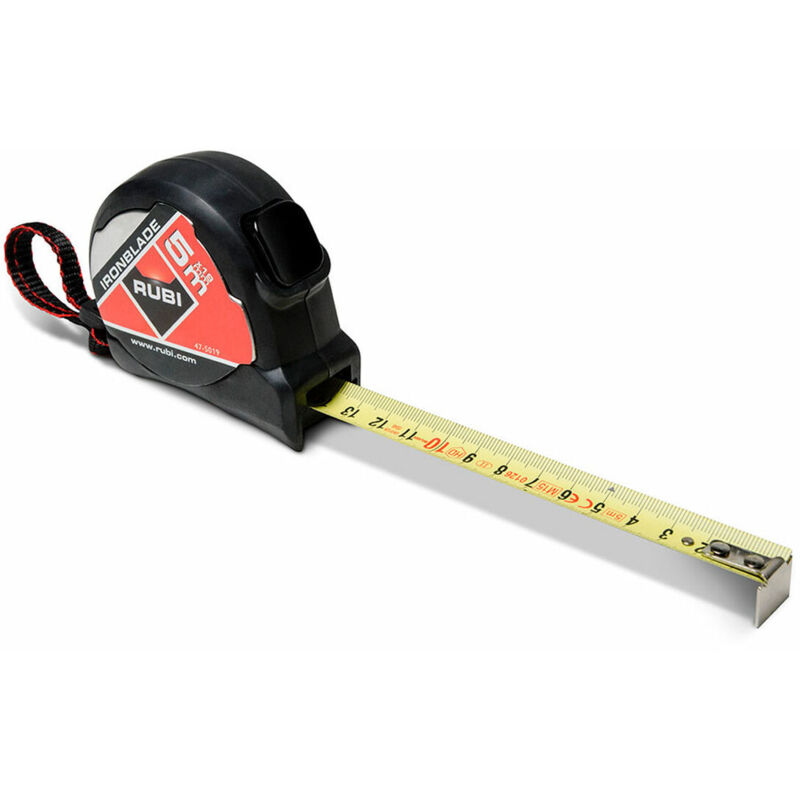 foto del prodotto rubi metro a nastro ironblade 5 m x 19 mm