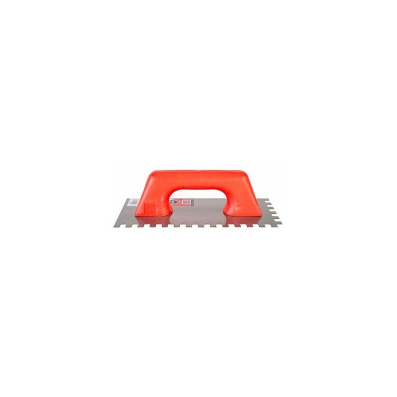 foto del prodotto rubi pettine in acciaio 28cm 10x10 manico chiuso in plastica 65968