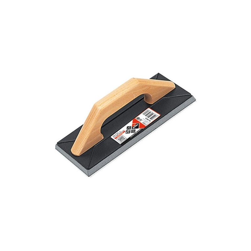 foto del prodotto rubi tampone in gomma 25x11cm per guarnizioni superpro con manico in legno