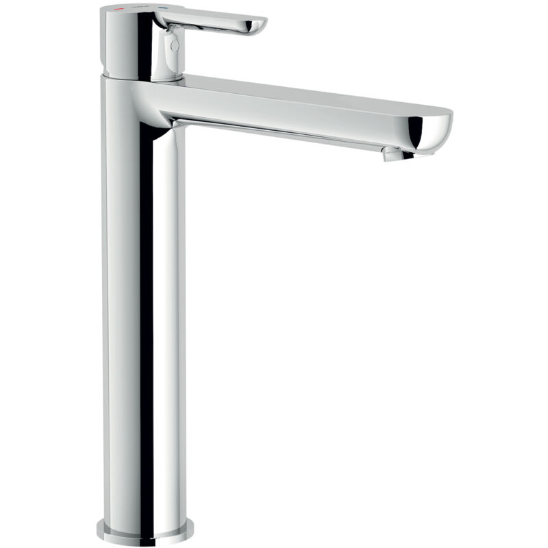 foto del prodotto rubinetteria abc e87128 2 miscelat. lavabo alto ecocon scarico push cromo nobili