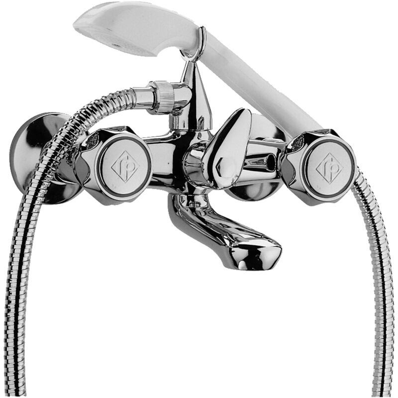 foto del prodotto rubinetteria paffoni - danubio rubinetto vasca a parete codice prod da024cr