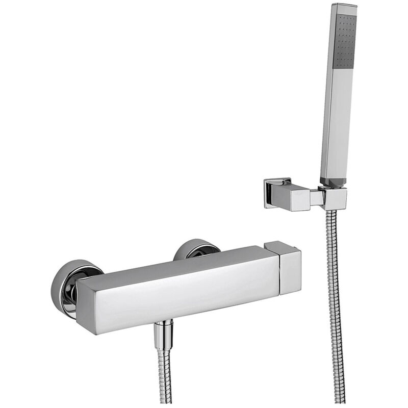 foto del prodotto rubinetteria paffoni level miscelatore doccia satinato codice prod lec168dst