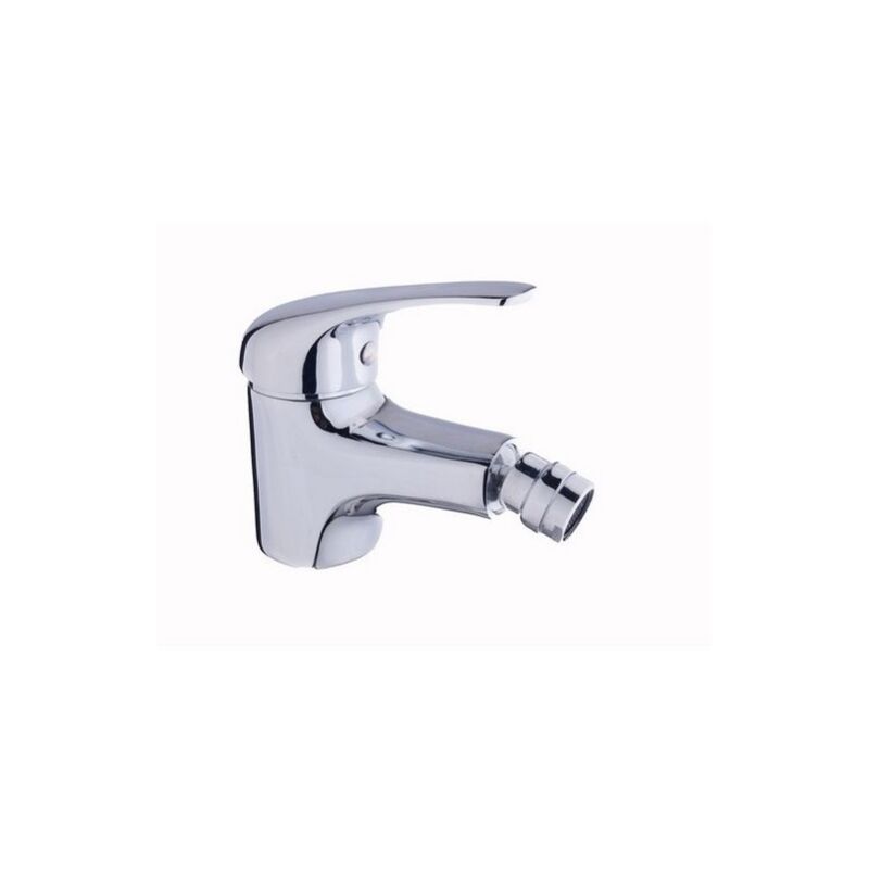 foto del prodotto rubinetterie associate - miscelatore monocomando per bidet serie alice cromato con piletta pop-up 1'1 4 e flessibili