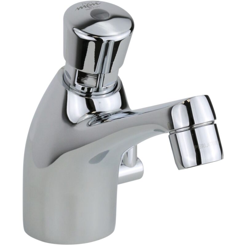 foto del prodotto rubinetterie mcm miscelatore per lavabo temporizzato 8 12 secondi in ottone cromato mcm 900700 8 12 secondi