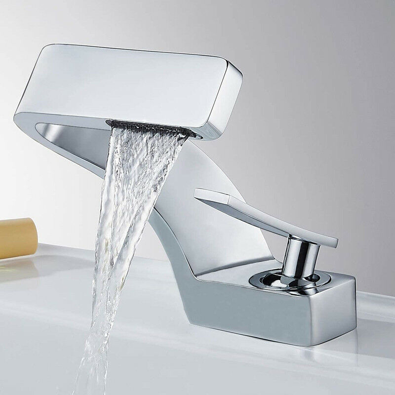foto del prodotto rubinetti bagno rubinetteria cromato bagno lavabo regolazione per l acqua calda e fredda,un miscelatore monocomando con valvola in ceramica di alta