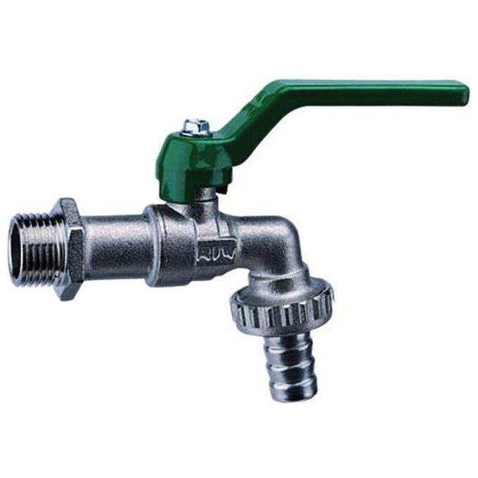 foto del prodotto rubinetti sfera ottone satinato portagomma 1-2 attac.3-8