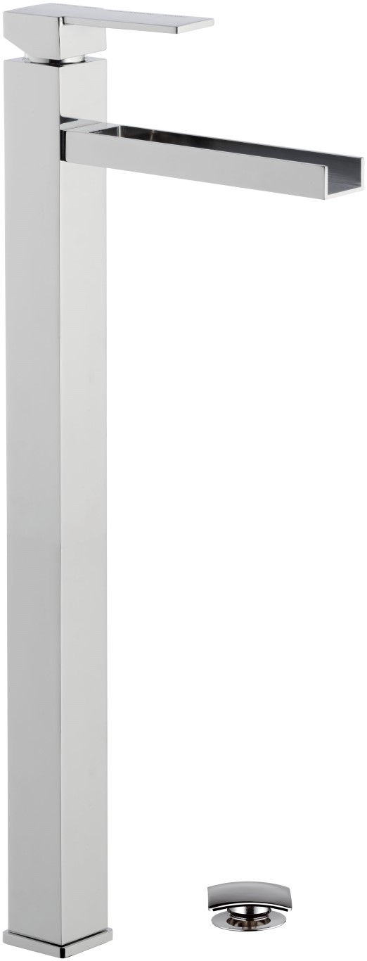 foto del prodotto rubinetto a cascata extra alto per bacinelle design quadro