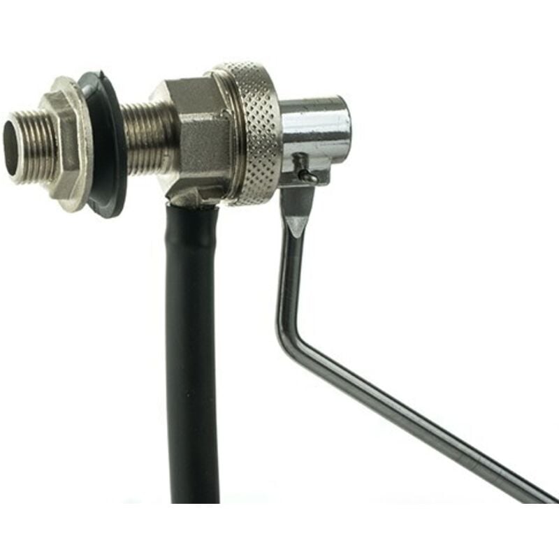 foto del prodotto rubinetto a galleggiante nichelato silenzioso tipo catis 1 2 285 mm
