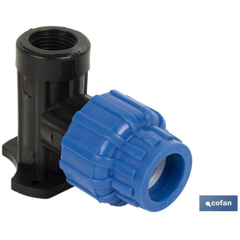 foto del prodotto rubinetto a gomito 90 filetto femmina pp pn16 20 x 3 4