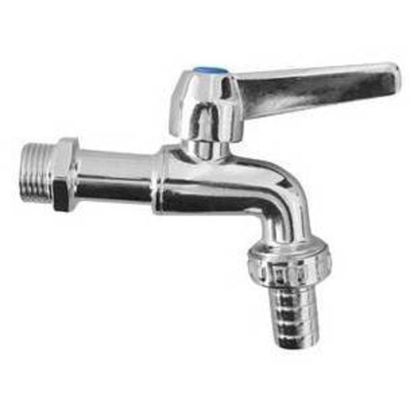 foto del prodotto rubinetto a sfera con portagomma cromato lucido tipo eko-lux 1/2 enolgas