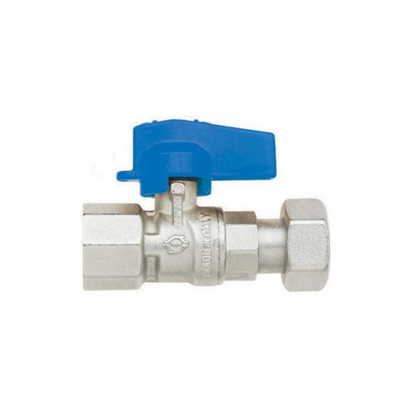 foto del prodotto rubinetto a sfera diritto femmina-girello femmina 1 2 x 1 2 fiv