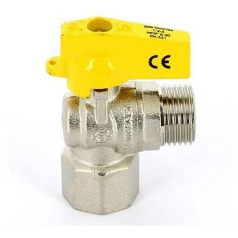 foto del prodotto rubinetto a sfera squadra femmina iso 7 maschio iso 228 1/2 x 1/2 fiv