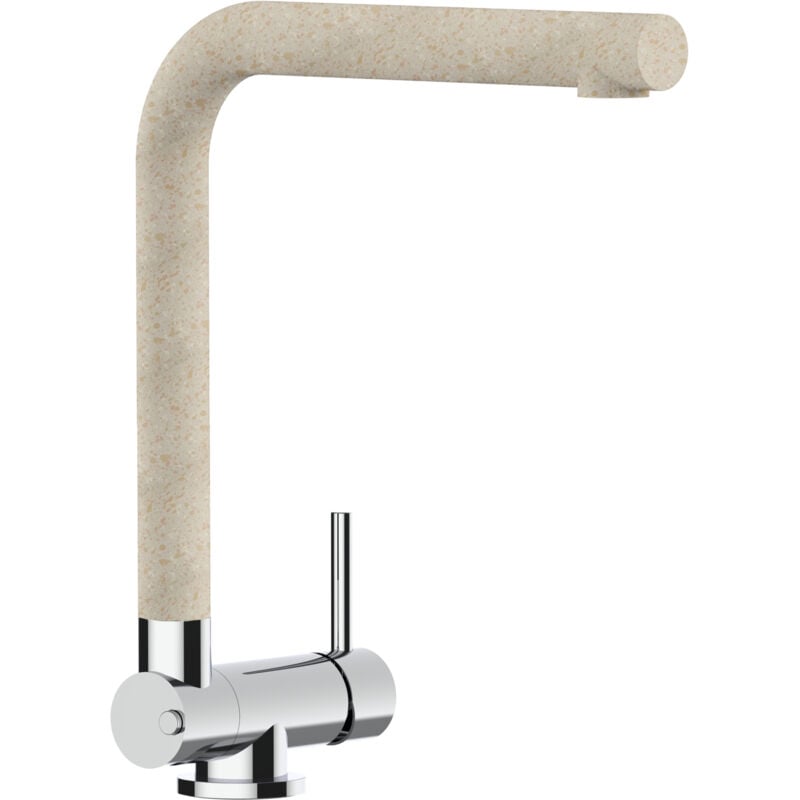 foto del prodotto rubinetto abbattibile miscelatore lavello fontana cucina vizio canna l avena quarzo abbattibile 4,5 cm per sottofinestra