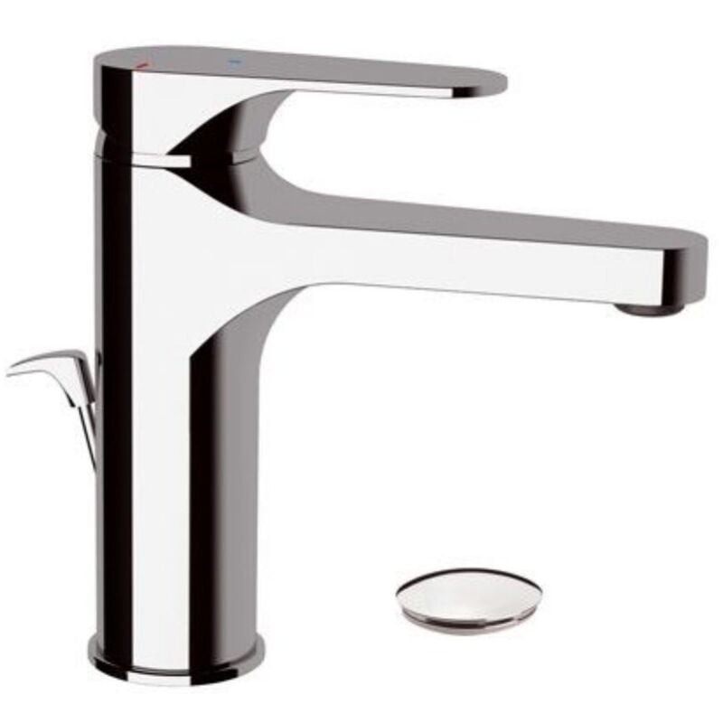 foto del prodotto rubinetto alto per lavabo, dotato di tecnologia per risparmio energetico e idrico serie class line eco piletta di scarico no