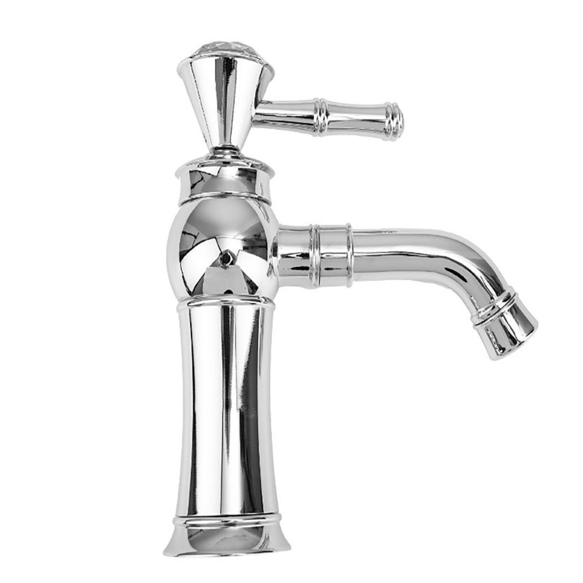 foto del prodotto rubinetto bagno casa stile antico diamante miscelatore lavandino cromato 2303