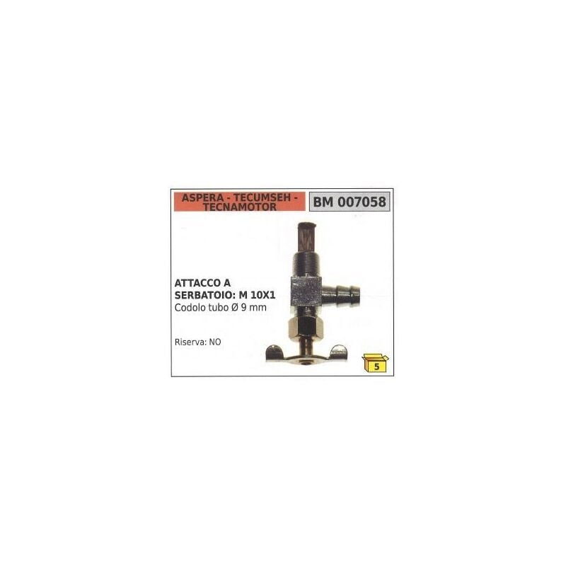 foto del prodotto rubinetto carburante aspera motocoltivatore motozappa fresa 007058