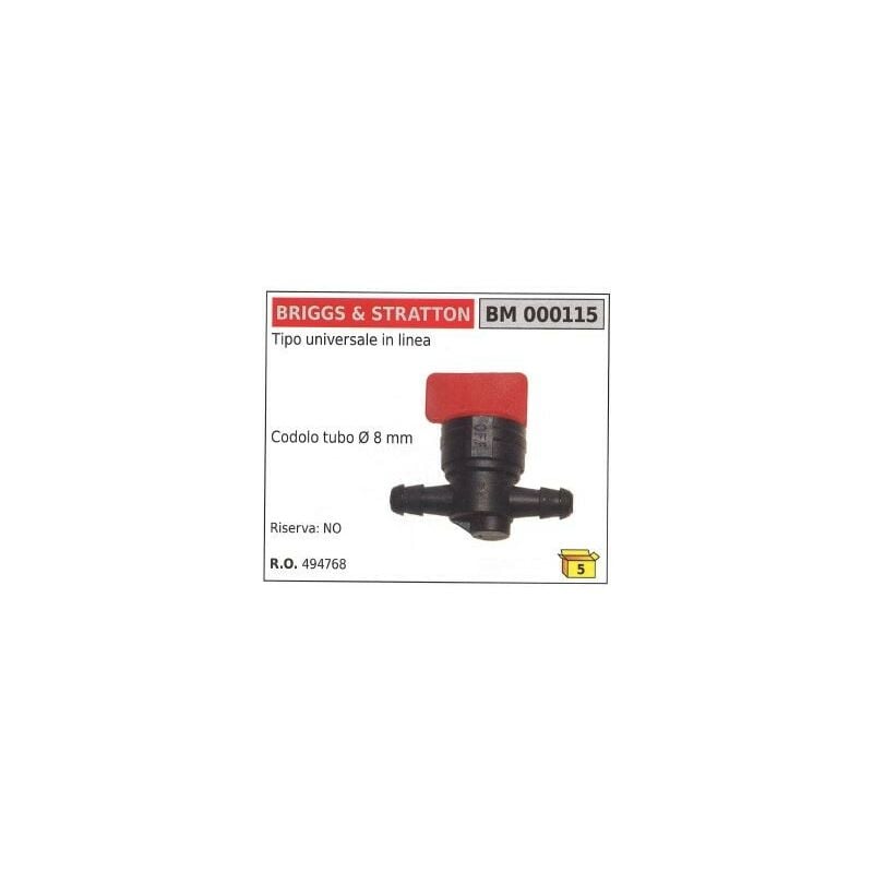 foto del prodotto rubinetto carburante b r trattorino tagliaerba rasaerba tosaerba 000115