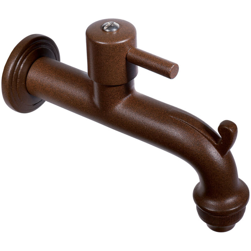 foto del prodotto rubinetto colorato per fontana da giardino in ottone belfer rub 023 ruggine