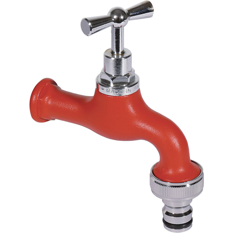 foto del prodotto rubinetto colorato per fontana da giardino in ottone belfer rub 026 rosso