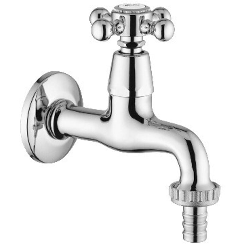 foto del prodotto rubinetto con portagomma serie viola cromo