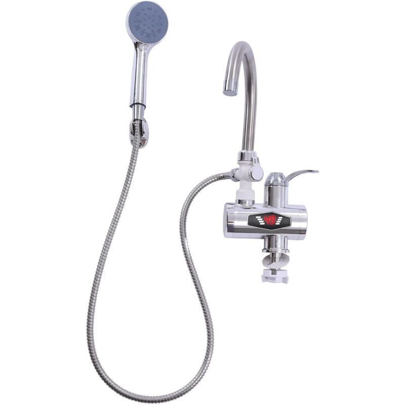 immagine 0 del prodotto rubinetto con scaldabagno con doccia elettrico 360 girare elettrico rubinetto scaldacqua istantaneo riscaldamento cucina rubinetto