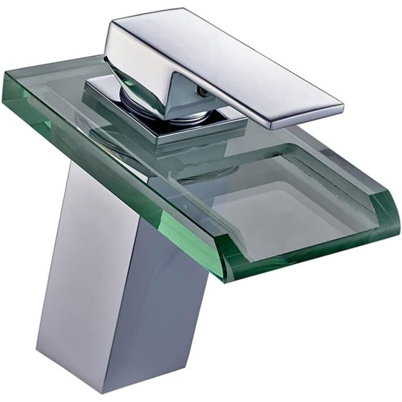 foto del prodotto rubinetto creativo per lavandino, controllo della temperatura calda e fredda, leva monoforo, rubinetto da cucina, rubinetto per lavandino del bagno,