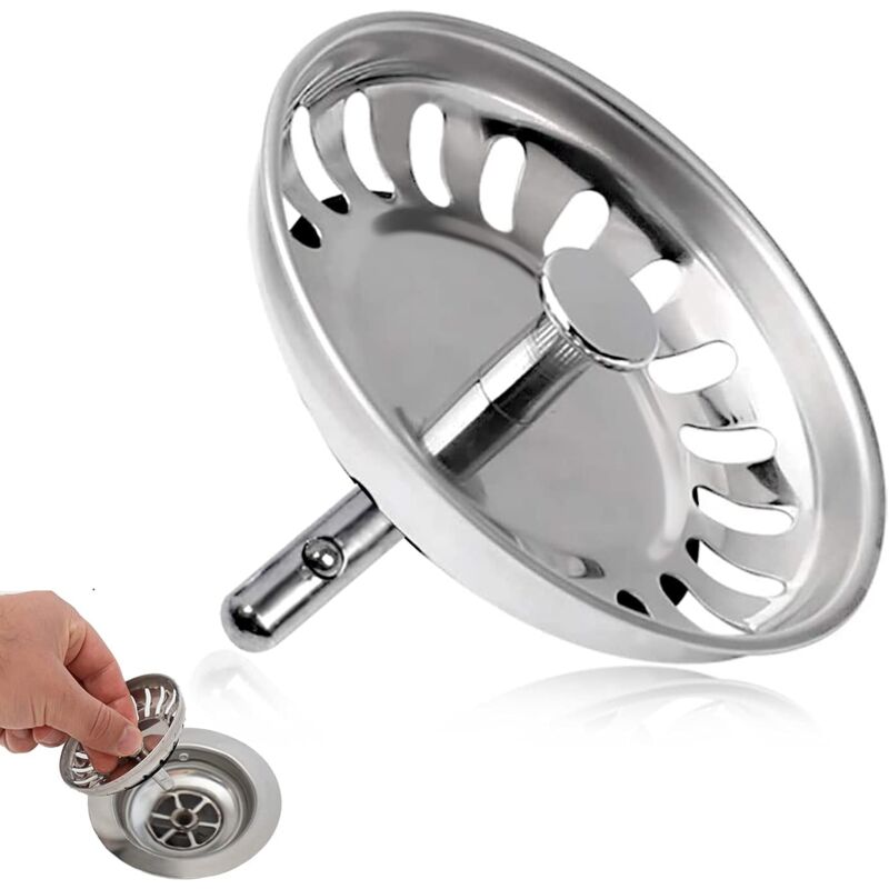 foto del prodotto rubinetto cucina alta pressione con doccetta, 2 getti, miscelatore monocomando, rotazione 360 , cromato