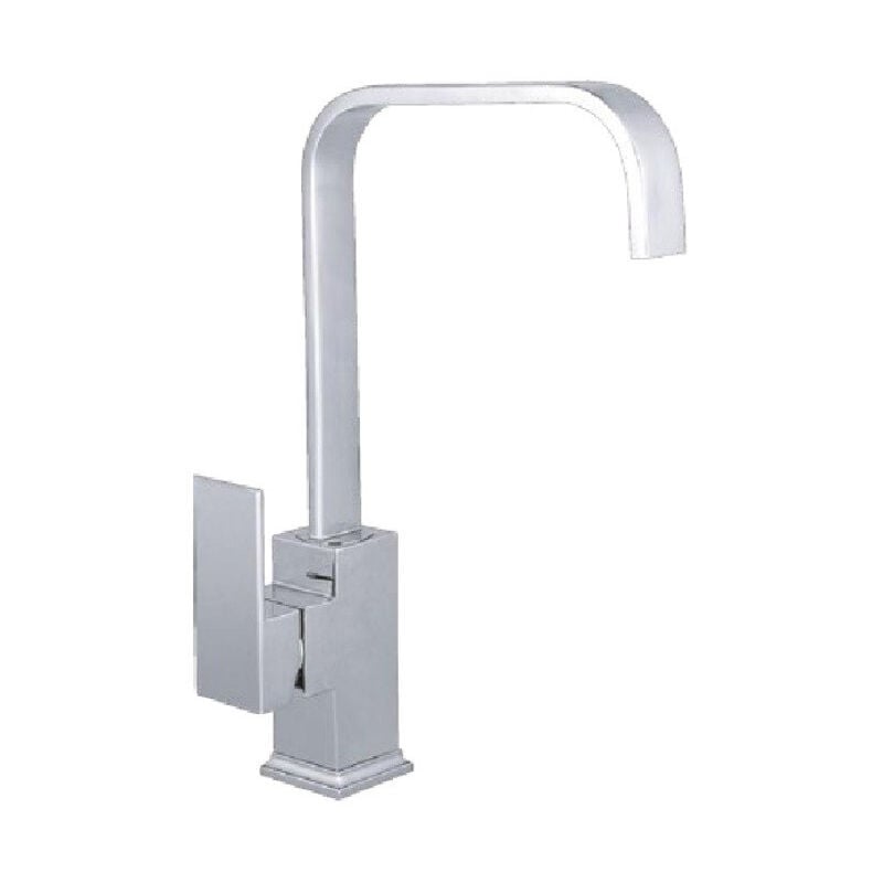 foto del prodotto rubinetto cucina miscelatore monocomando lavello in ottone malaga cromato