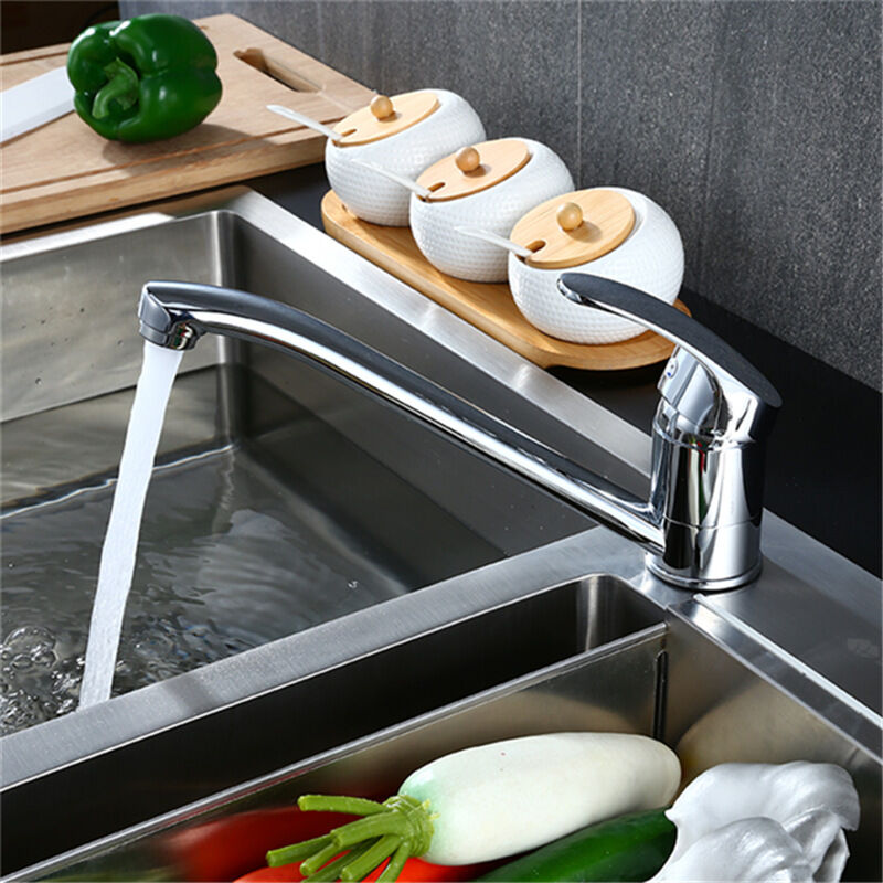 foto del prodotto rubinetto da cucina in lega di zinco, acqua dolce, galvanica, accessori completi