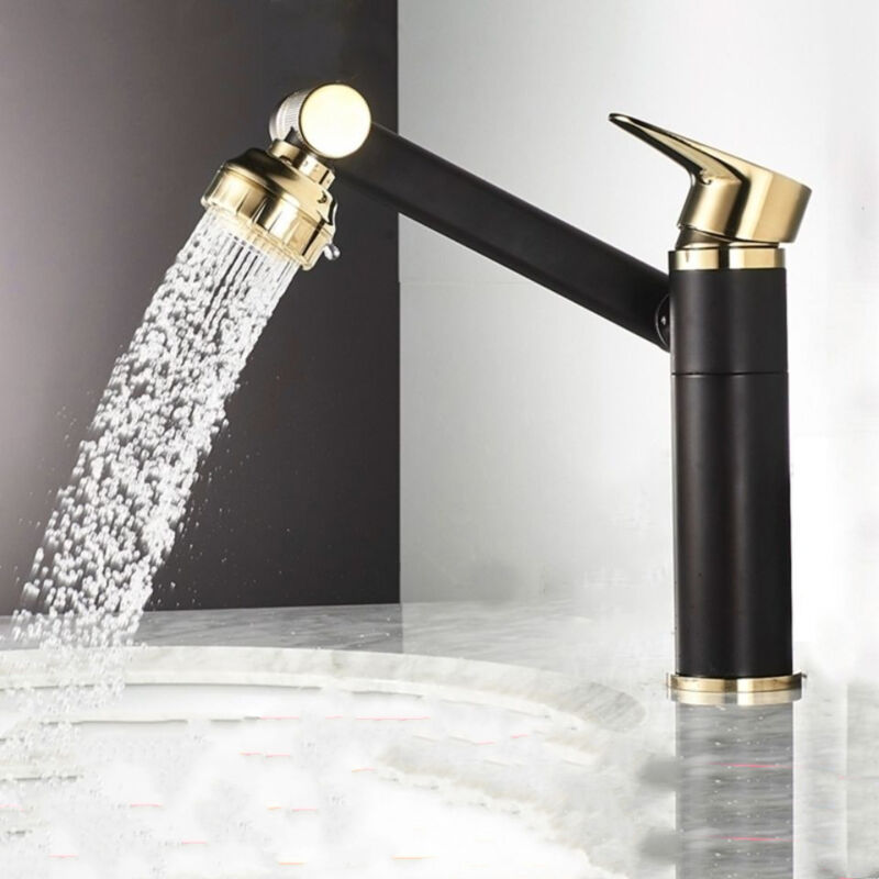 foto del prodotto rubinetto da cucina pieghevole, rubinetto per acqua calda e fredda per lavello da cucina, rubinetto pieghevole creativo girevole interamente in rame