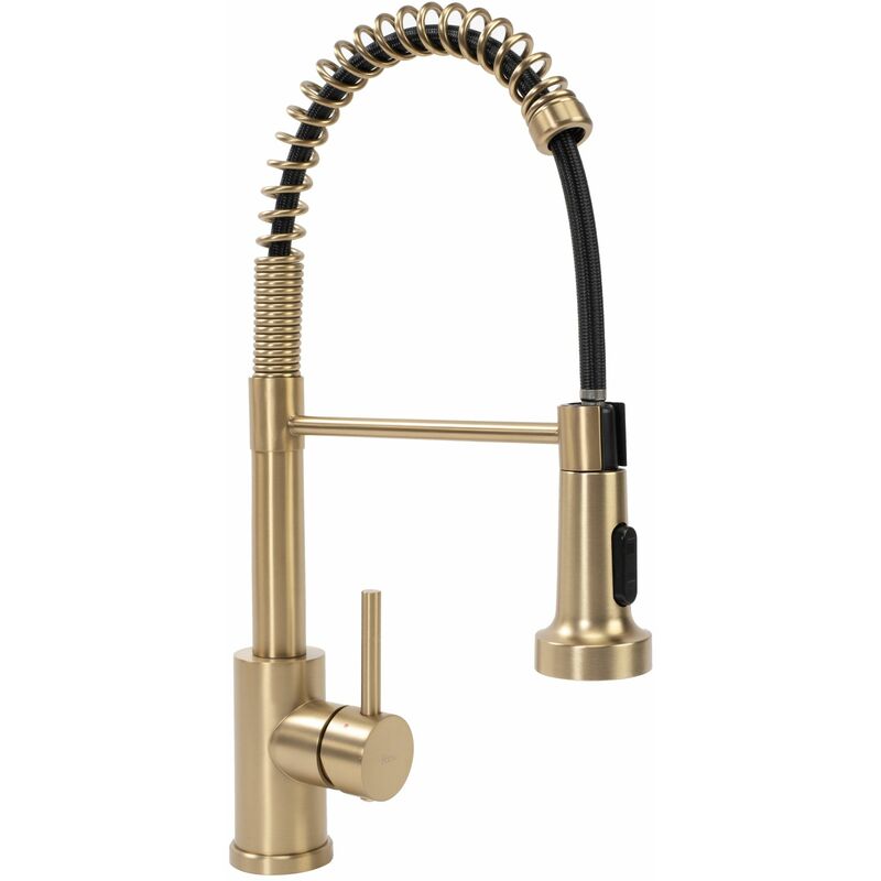foto del prodotto rubinetto da cucina rea colin brush gold