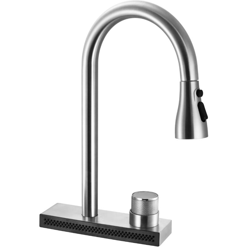 foto del prodotto rubinetto da cucina rea conor brush nickel