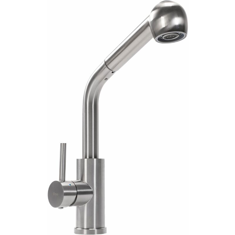 foto del prodotto rubinetto da cucina rea troy brush steel
