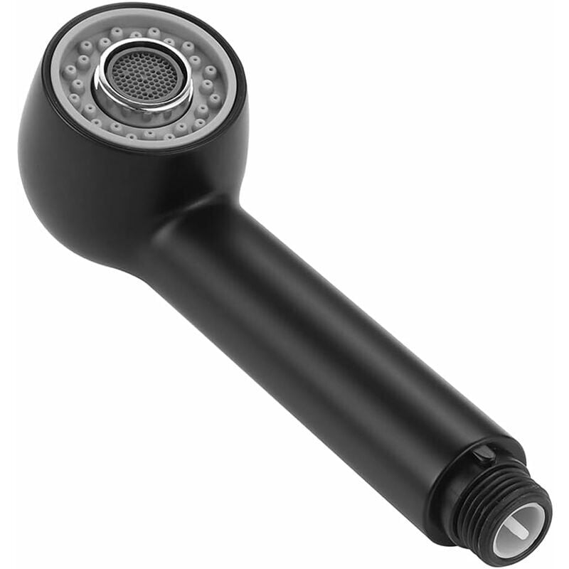 foto del prodotto rubinetto da cucina spruzzatore 2 getti soffione doccia soffione doccia di ricambio per miscelatore da cucina, nero