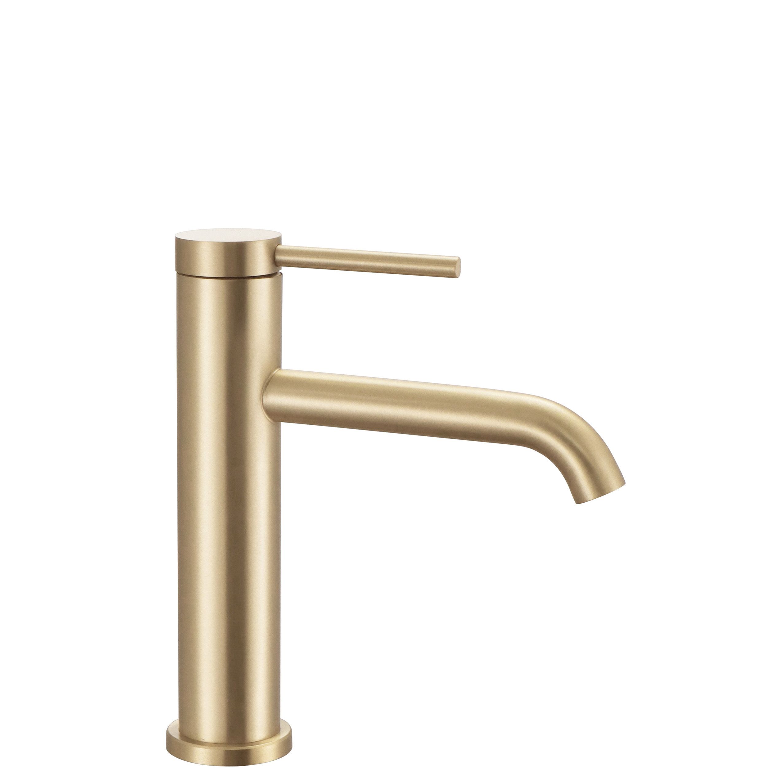 foto del prodotto rubinetto da lavabo rea clif gold brush
